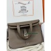 Halzan 31cm 18/大象灰/Étoupe Grey (Étoupe)  エトゥープ フランス輸入素材トリヨンクレマンス CLEMENCE  TC ゴールド金具