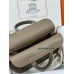 Halzan 31cm 18/大象灰/Étoupe Grey (Étoupe) エトゥープ フランス輸入素材トリヨンクレマンス CLEMENCE TC ゴールド金具