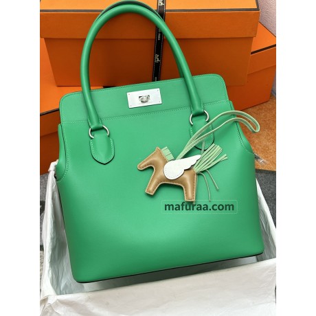 HERMÈS ミルクバッグ26/6W/薄荷绿/Menthe  ミント フランス輸入素材 スイフト swift