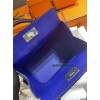HERMÈS ミルクバッグ20cm/73/宝石蓝/Blue Saphir  ブルーサフィール フランス輸入素材 スイフト swift シルバー金具