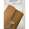 constance to go 37/金色（金棕）/金刚色之37 /Gold  ゴールド フランス輸入素材 ヴォーエプソン Epsom シルバー金具