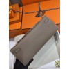 Kelly cut 18/大象灰/Étoupe Grey (Étoupe)  エトゥープ フランス輸入素材 ヴォーエプソン Epsom シルバー金具