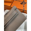 Kelly cut 18/大象灰/Étoupe Grey (Étoupe)  エトゥープ フランス輸入素材 ヴォーエプソン Epsom シルバー金具