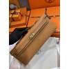 Kelly cut 37 /Gold   ゴールド フランス輸入素材 ヴォーエプソン Epsom