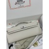 Kelly cut  31cm s  10/奶昔白/Craie  クレ シルバー金具