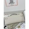 Kelly cut  31cm s  10/奶昔白/Craie  クレ シルバー金具
