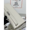 Kelly cut  31cm s  10/奶昔白/Craie  クレ シルバー金具