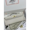 Kelly cut 31cm 10/奶昔白/Craie  クレ フランス輸入素材 スイフト swift ゴールド金具