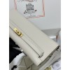 Kelly cut 31cm 10/奶昔白/Craie  クレ フランス輸入素材 スイフト swift ゴールド金具