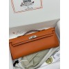 Kelly cut 31cm 93/爱马仕橙/橙色/Orange   オレンジ フランス輸入素材 スイフト swift シルバー金具
