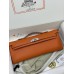 Kelly cut 31cm 93/爱马仕橙/橙色/Orange   オレンジ フランス輸入素材 スイフト swift シルバー金具