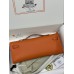 Kelly cut 31cm 93/爱马仕橙/橙色/Orange   オレンジ フランス輸入素材 スイフト swift シルバー金具