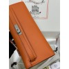 Kelly cut 31cm 93/爱马仕橙/橙色/Orange   オレンジ フランス輸入素材 スイフト swift シルバー金具