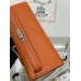 Kelly cut 31cm 93/爱马仕橙/橙色/Orange   オレンジ フランス輸入素材 スイフト swift シルバー金具