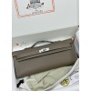 Kelly cut 31cm 18/大象灰/Étoupe Grey (Étoupe)  エトゥープ フランス輸入素材 スイフト swift シルバー金具