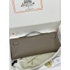 Kelly cut 31cm 18/大象灰/Étoupe Grey (Étoupe)  エトゥープ フランス輸入素材 スイフト swift シルバー金具