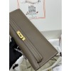 Kelly cut 31cm 18/大象灰/Étoupe Grey (Étoupe)  エトゥープ フランス輸入素材 スイフト swift ゴールド金具