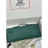 Kelly cut 31cm U4/丝绒绿/Vert Vertigo  ヴェールヴェルティゴ フランス輸入素材 スイフト swift シルバー金具