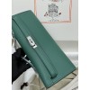 Kelly cut 31cm U4/丝绒绿/Vert Vertigo  ヴェールヴェルティゴ フランス輸入素材 スイフト swift シルバー金具