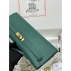 Kelly cut 31cm U4/丝绒绿/Vert Vertigo  ヴェールヴェルティゴ フランス輸入素材 スイフト swift ゴールド金具