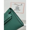 Kelly cut 31cm U4/丝绒绿/Vert Vertigo  ヴェールヴェルティゴ フランス輸入素材 スイフト swift ゴールド金具