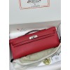 Kelly cut 31cm Q5/国旗红/中国红Rouse Casaque  ルージュカザック シルバー金具