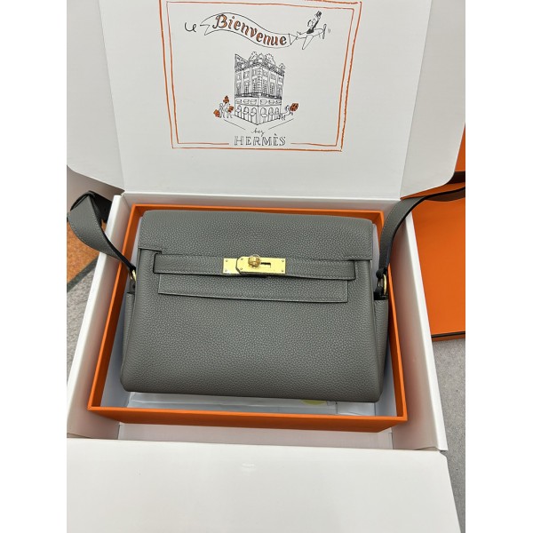 Kelly messenger 25cm 0L/ Gris Meyer 积雨云灰  グリメイヤー