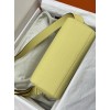 Kelly messenger 25cm 1Z/小鸡黄/Jaune Poussin  ジョーヌプッサン シルバー金具