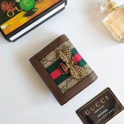 523155  gucci·leatherグッチ財布サイズ：11cmx8.5cmx2.5cm