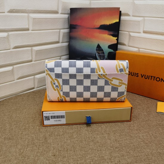 N40482 Sarah Wallet Damier Azurヴィトン財布19 x 10.5 x 2cm N40482 Sarah Wallet Damier Azurヴィトン財布19 x 10.5 x 2cm