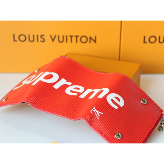 M64212 Supremeヴィトン財布12x10cm M64212 Supremeヴィトン財布12x10cm