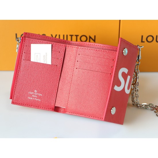 M64212 Supremeヴィトン財布12x10cm M64212 Supremeヴィトン財布12x10cm
