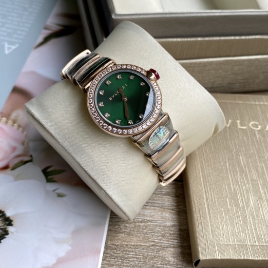 ブルガリ腕時計(BVLGARI)LVCEA シリーズ原装スイスムーブメント表壳ケース径28mm サファイア水晶ガラス精鋼時計ケース 18 Kローズゴールド ブルガリ腕時計(BVLGARI)LVCEA シリーズ原装スイスムーブメント表壳ケース径28mm サファイア水晶ガラス精鋼時計ケース 18 Kローズゴールド