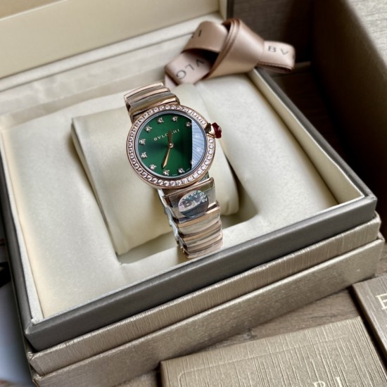 ブルガリ腕時計(BVLGARI)LVCEA シリーズ原装スイスムーブメント表壳ケース径28mm サファイア水晶ガラス精鋼時計ケース 18 Kローズゴールド ブルガリ腕時計(BVLGARI)LVCEA シリーズ原装スイスムーブメント表壳ケース径28mm サファイア水晶ガラス精鋼時計ケース 18 Kローズゴールド