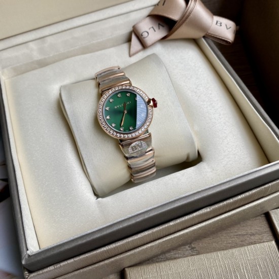 ブルガリ腕時計(BVLGARI)LVCEA シリーズ原装スイスムーブメント表壳ケース径28mm サファイア水晶ガラス精鋼時計ケース 18 Kローズゴールド ブルガリ腕時計(BVLGARI)LVCEA シリーズ原装スイスムーブメント表壳ケース径28mm サファイア水晶ガラス精鋼時計ケース 18 Kローズゴールド